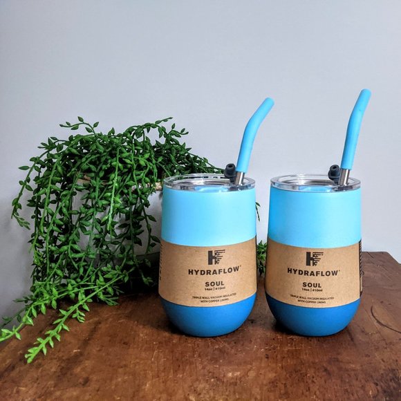 Hydraflow Other - NWT 2 Hydraflow Insulated Blue Wine Tumbler Cup